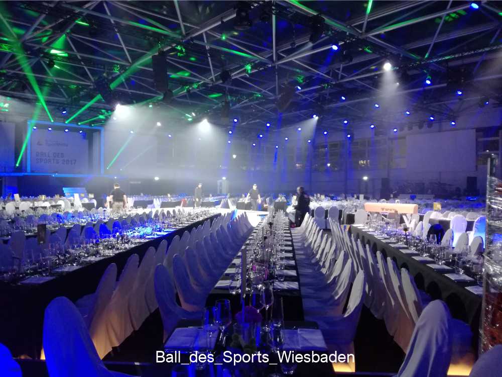 Eventlogistik Ball des Sports Wiesbaden