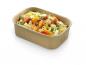 Preview: Food Box #3 Kraft FSC® PLA 750ml, rechteckig