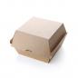 Mobile Preview: Burger Box ECO Kraft Papier braun 13,0 x 12,5 x 7,5cm