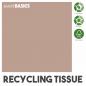 Preview: Tissue Serviette natur-braun Recycling FSC 33 x 33cm 1/4 Falz 2-lagig eventBASICS
