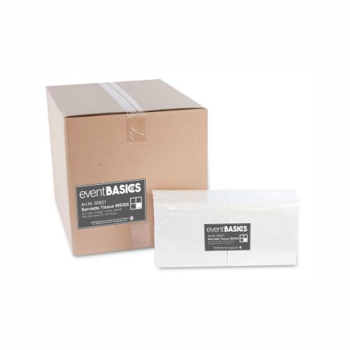 Tissue Serviette weiss FSC® 33 x 33cm 1/4 Falz 2 lagig