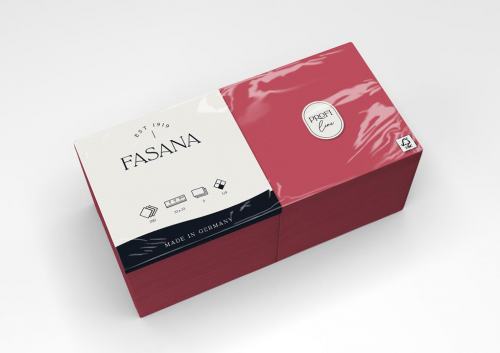 Tissue Serviette FSC® 33,0 x 33,0cm 1/4 Falz 3 lagig Fasana