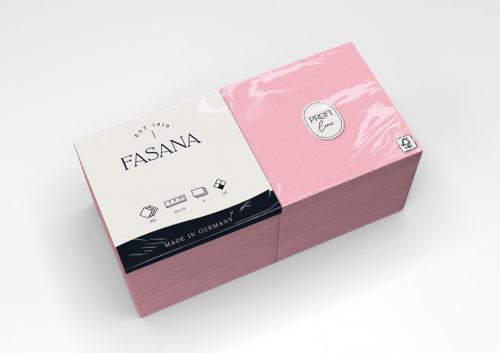 Tissue Serviette FSC® 33,0 x 33,0cm 1/4 Falz 3 lagig Fasana