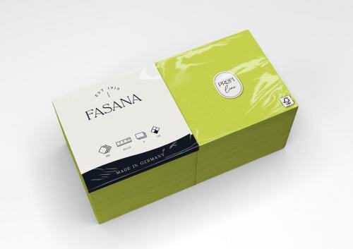 Tissue Serviette FSC® 33,0 x 33,0cm 1/4 Falz 3 lagig Fasana