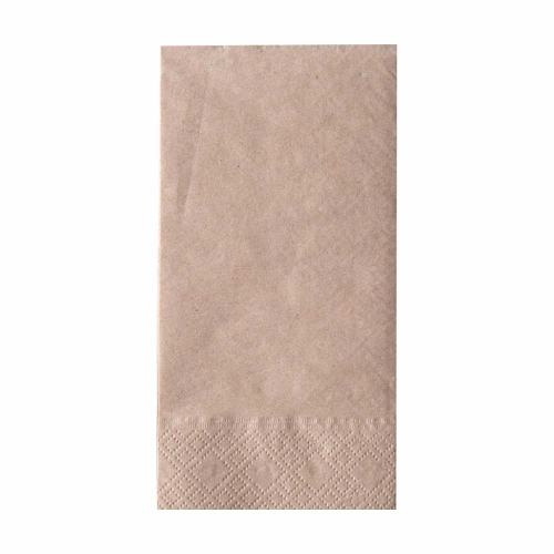 Tissue Serviette natur-braun Recycling FSC 33 x 33cm 1/8 Falz 1-lagig eventBASICS