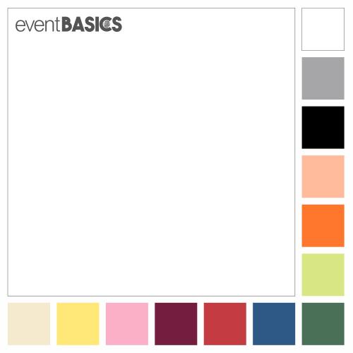 Tissue Serviette WEISS 33 x 33cm 1/4 Falz 3-lagig eventBASICS