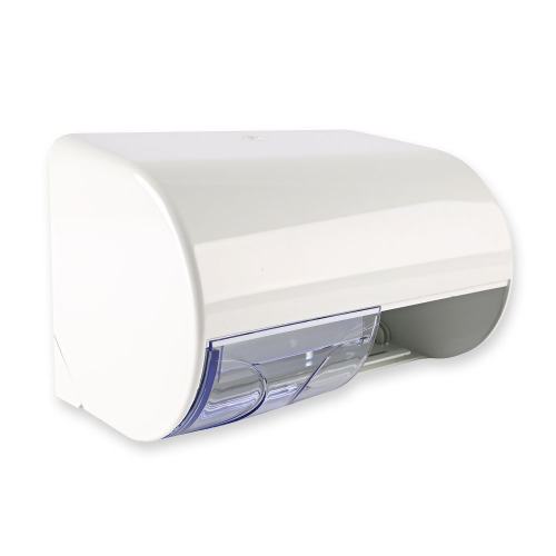 Toilettenpapier Spender DUO für 2 Kleinrollen, Kunststoff