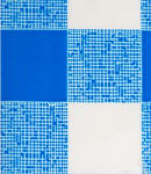 Biertisch-Folie blau kariert 0,75cm x 200,0m