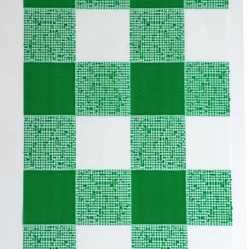 Biertisch-Folie grün kariert 0,75cm x 200m, 70µm