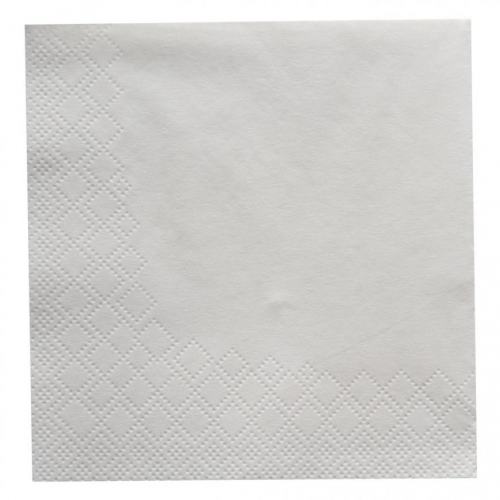 Cocktailserviette FSC® 24x24cm 1/4 Falz 2-lagig weiss