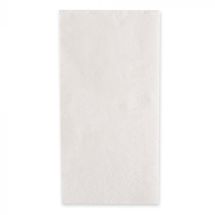 Tissue Serviette Weiß 33,0 x 33,0cm 1/8 Falz 2-lagig