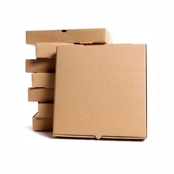 SWS 100 Pizzakartons Aus Mikrowellpappe, 33x33x4 Cm Produktbild-Vorschau 3