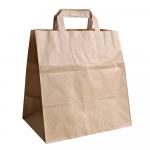 Papier Tragetasche braun 3kg bedruckbar 25,0 x 17,0 x 26,0cm