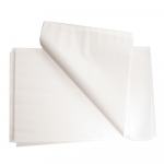 Backpapier Zuschnitte Silikon Beschichtung 60,0 x 40,0 cm weiß