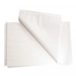 Backpapier Zuschnitte Silikon Beschichtung 78,0 x 57,0 cm weiß