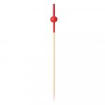 Bambus Fingerfood Spieß Kugel rot 9,0cm