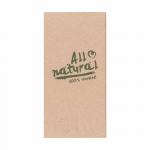 Tissue Serviette ALL NATURAL natur-braun Recycling 33 x 33cm 1/8 Falz 2-lagig